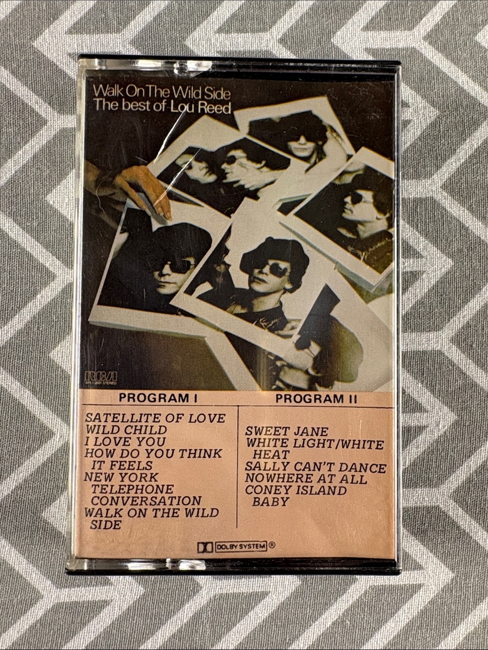 LOU REED -THE BEST OF- ORIGINAL MUSIC CASSETTE - RCA AYK1-3753 MADE IN CANADA